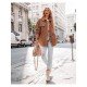 Pockets Spring Solid Casual Coats