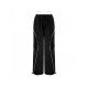 Hip Hop Black Wide Leg Drawstring Trousers