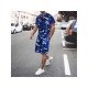  Summer Casual Camouflage Men's Short Suits