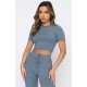 Simple Workout Matching 2 Piece Pant Sets Women