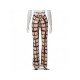 Ladies Sexy Tie Wrap Straight Leg Low Rise Trousers