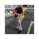  Fashion High Waist Printed Women's Long Pants