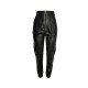  PU Fashion Zipper Casual Leather Pants