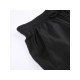 Casual Jogger Black Loose Straight Leg Trousers