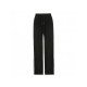 Casual Jogger Black Loose Straight Leg Trousers