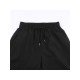 Casual Jogger Black Loose Straight Leg Trousers