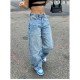  Fashion Pure Color Casual High Waist Women Jeans