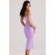  Pure Color Satin Backless Women's Sleeveless Dress