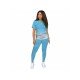  Gradient Color Casual Matching T Shirt And Pant Sets