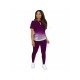  Gradient Color Casual Matching T Shirt And Pant Sets