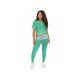  Gradient Color Casual Matching T Shirt And Pant Sets