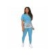  Gradient Color Casual Matching T Shirt And Pant Sets