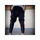 Sports Zip Hem Black Pencil Pants For Men