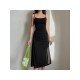  2022 Summer Black Backless Women's Sleeveless Dress