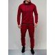  Pure Color Hooded Casual Men's Long Suits