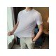  Pure Color Short Sleeve T-Shirt