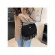 Y2K Style Retro Tassel Shoulder Tote Bags