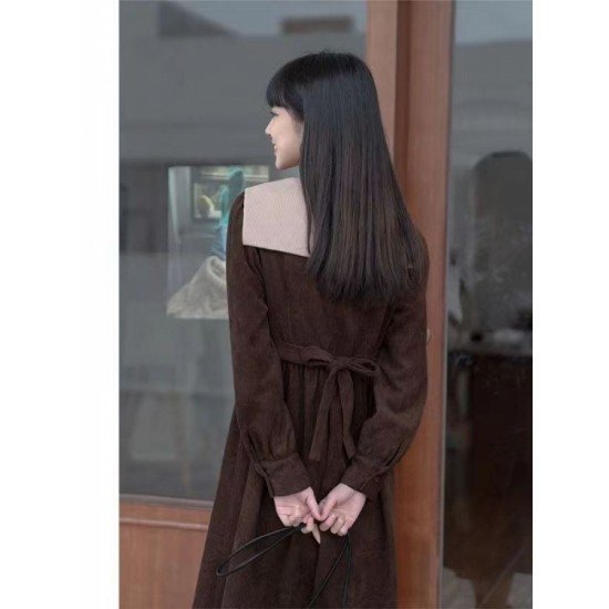  2022 French Doll Collar Temperament Women's Dress