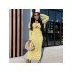  Elegant Hollowed Out Women's Long Sleeve Dress