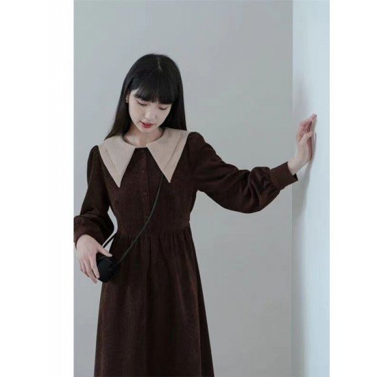  2022 French Doll Collar Temperament Women's Dress