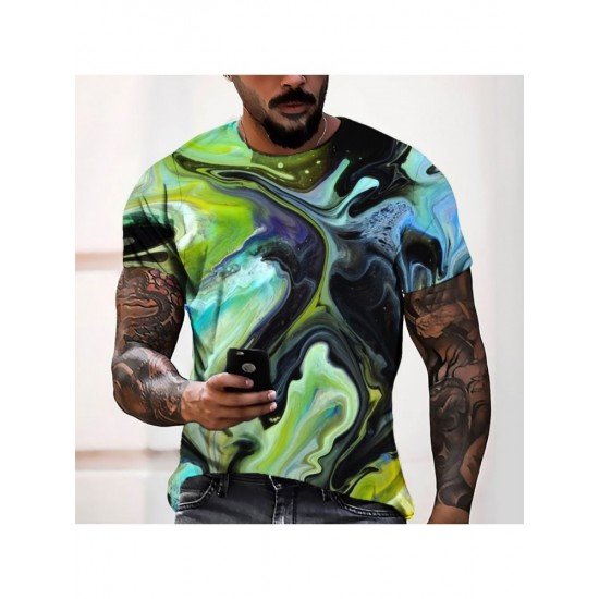  Summer Casual Men Short Sleeve T-Shirt