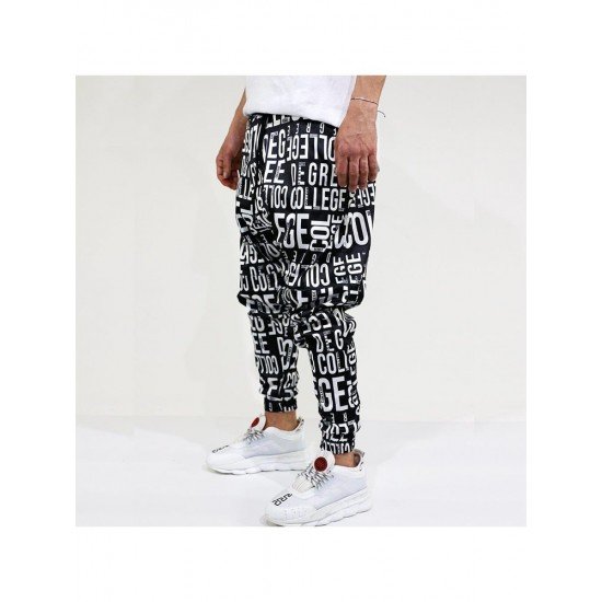  Leisure Letter Printing Long Pant For Men