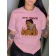 Hip Hop Women Graphic Short Sleeve T Shirts