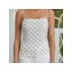  Summer Square Collar Polka Dots Women's Vest