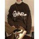  American Retro Crew Neck Men's Loose Knitwear