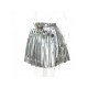  2022 PU Pure Color Versatile Pleated Skirt