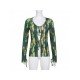  Fashion Flare Sleeve Lace Up Women's Cardigan Top