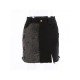 Designer Patchwork Black Short Skirts