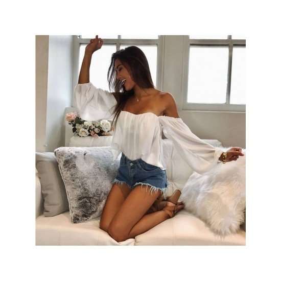 Ladies Off The Shoulder Loose Blouse