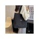 Casual Black Canvas Tote Bags