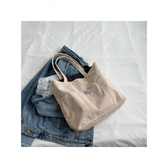 Casual Black Canvas Tote Bags