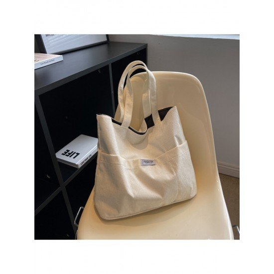 Casual Black Canvas Tote Bags