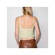 Patchwork Spaghetti Straps Camisole Tops For Women