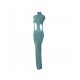 Turtle Neck Cut Out Sleeveless Maxi Dresses For Women