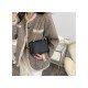 Dating PU Pure Color Chain Shoulder Bag