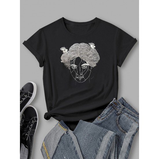 Trendy Stylish Graphic Tops For Women