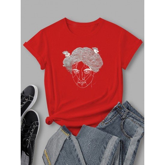 Trendy Stylish Graphic Tops For Women