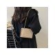 Dating PU Pure Color Chain Shoulder Bag