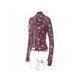 Designer Printed Button Up Ladies Tops