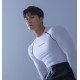 Sports White Jogger Long Sleeve Tees For Men