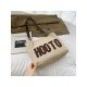 Casual Travel Letter Patchwork Shoulder Tote Bags