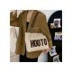 Casual Travel Letter Patchwork Shoulder Tote Bags