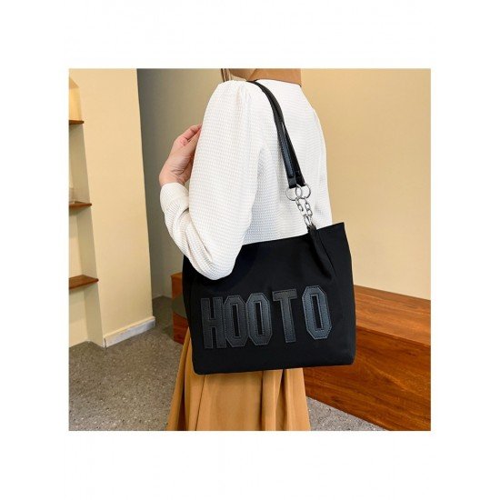 Casual Travel Letter Patchwork Shoulder Tote Bags