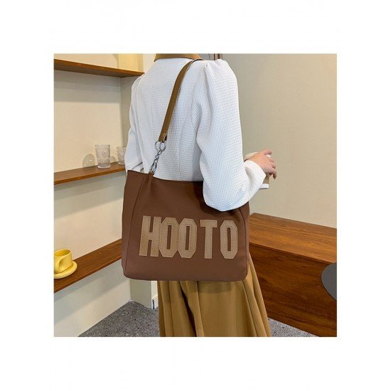 Casual Travel Letter Patchwork Shoulder Tote Bags