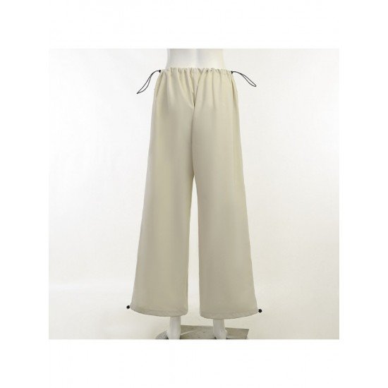  Pure Color Casual Women's Long Pants