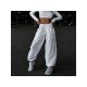  Pure Color Casual Women's Long Pants